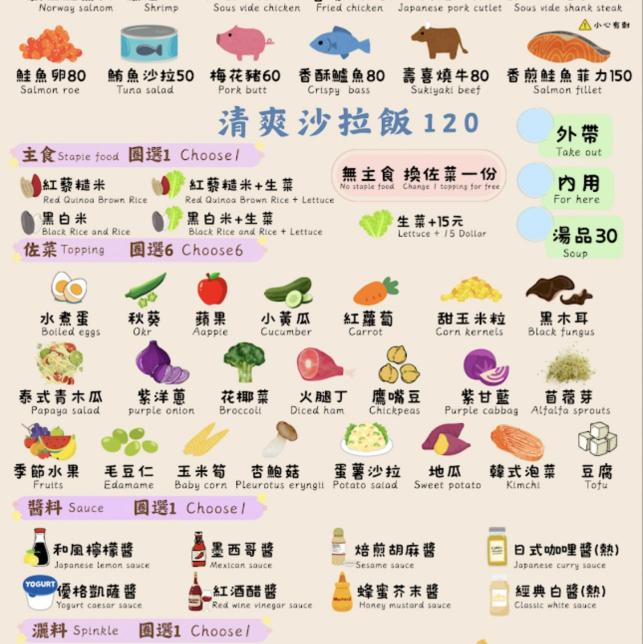六月沙拉拌飯 誠徵早班 晚班
