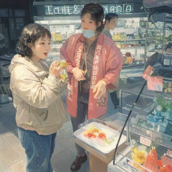 忠孝SOGO 日本水蜜桃試吃介紹員
