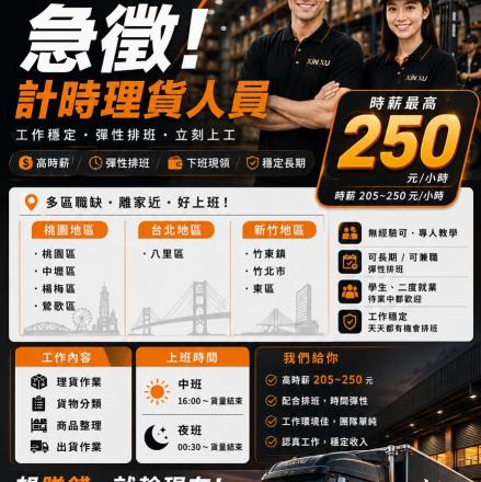 🔥 加入炘栩！鶯歌區各項領現金職缺熱烈招募中！🔥